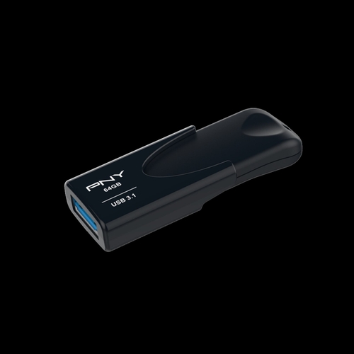 PNY PNY Attache 4 64GB Negro - Pendrive 80/20MB/S