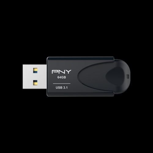 PNY PNY Attache 4 64GB Negro - Pendrive 80/20MB/S