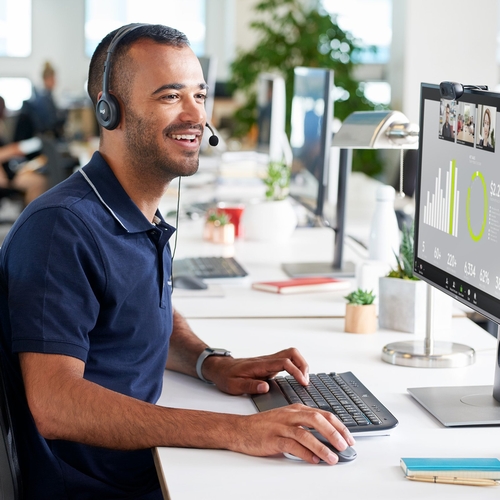 Logitech H111 - Auricular Diadema Gris Micrófono