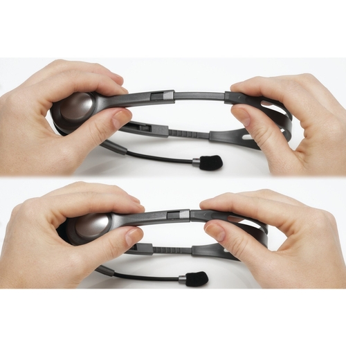 Logitech H111 - Auricular Diadema Gris Micrófono