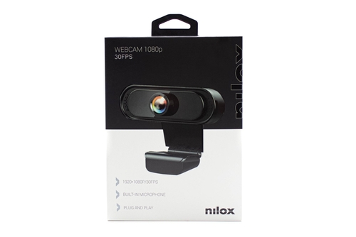 Nilox NXWCA01 FHD - WebCam 1080P Micrófono Negro
