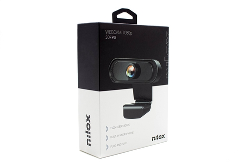 Nilox NXWCA01 FHD - WebCam 1080P Micrófono Negro