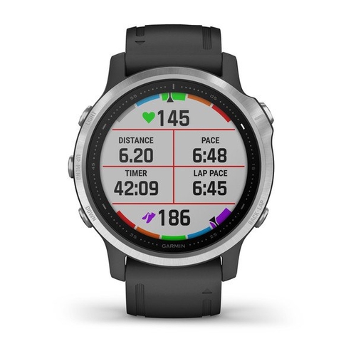 GARMIN FENIX 6S Plata-Negro - Reloj Deportivo 42MM GPS