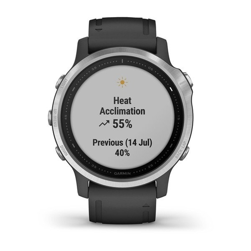 GARMIN FENIX 6S Plata-Negro - Reloj Deportivo 42MM GPS