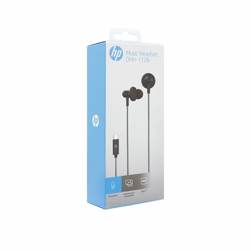 HP DHH-1126 - Auricular de Botón Plata Micrófono 1.1M