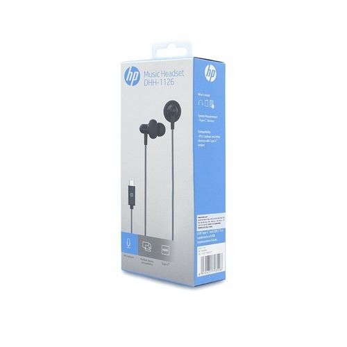 HP DHH-1126 - Auricular de Botón Plata Micrófono 1.1M