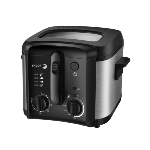 FAGOR ELEKTRA COMPACT Negro - Freidora 1600W 2.5L