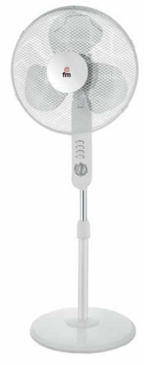 FM P-420 Blanco - Ventilador de Pie 40W