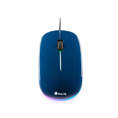 Ratón Ngs Addict Blue 7 Colores 1.2M 1000DPI