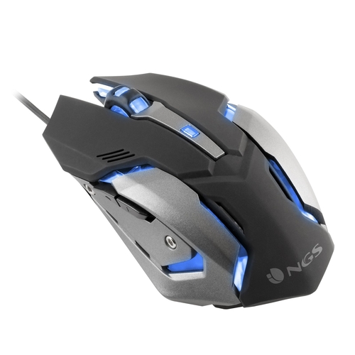 Ngs GMX-100 - Ratón Gamer 5 Botones 7 Colores LED