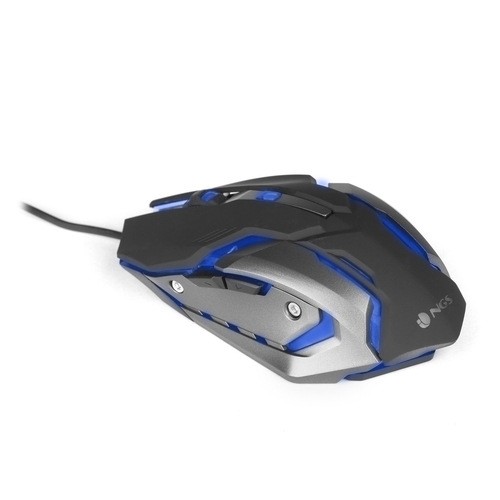 Ngs GMX-100 - Ratón Gamer 5 Botones 7 Colores LED