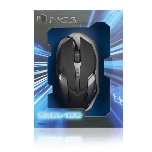 Ngs GMX-100 - Ratón Gamer 5 Botones 7 Colores LED