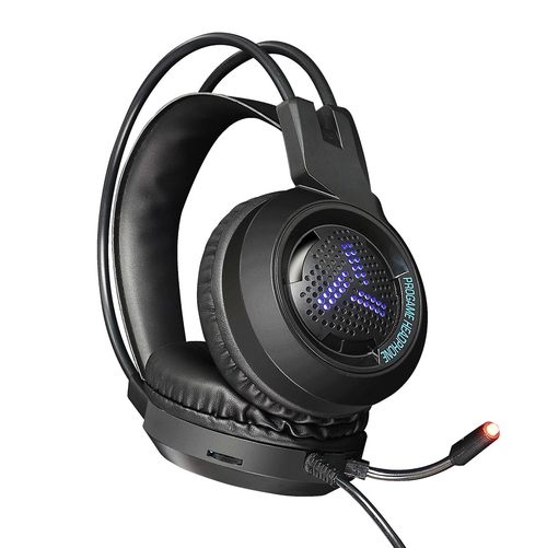 Omega VH8020 HI-FI - Auriculares Gaming LED Micrófono
