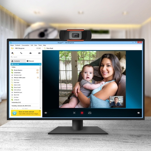 PLATINET PCWC-720 Negro - Webcam 720p