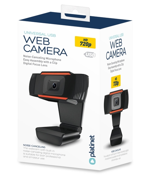 PLATINET PCWC-720 Negro - Webcam 720p