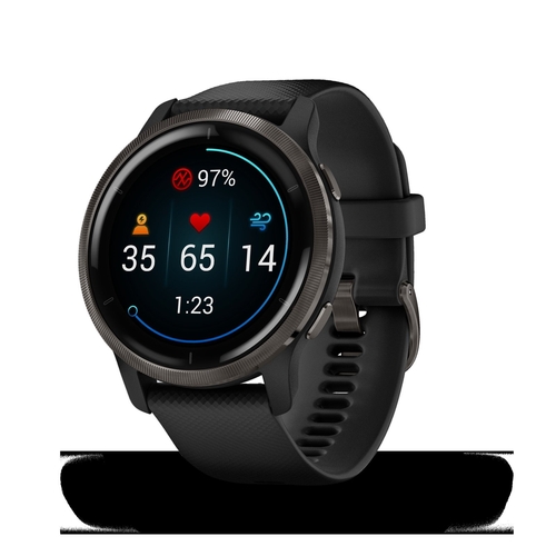 Garmin VENU 2 Negro 010-0243011 - Reloj Pulsera