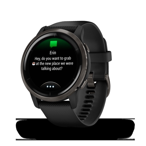Garmin VENU 2 Negro 010-0243011 - Reloj Pulsera