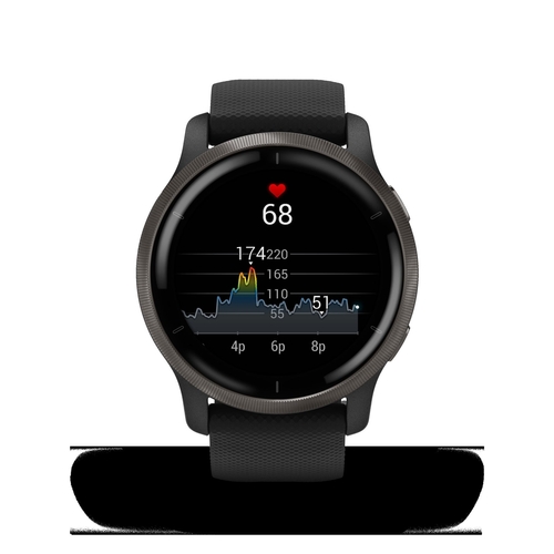Garmin VENU 2 Negro 010-0243011 - Reloj Pulsera