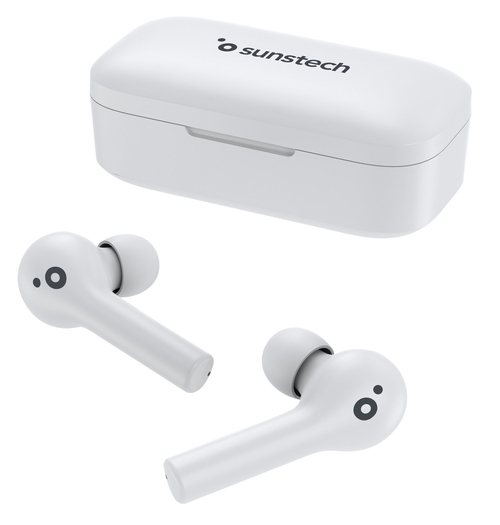 SUNSTECH WAVEPODS TOUCH WT Blanco - Auricular Sin Cable