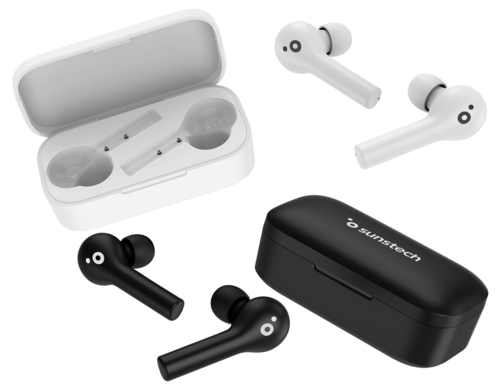 SUNSTECH WAVEPODS TOUCH WT Blanco - Auricular Sin Cable