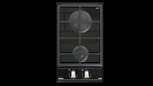 TEKA GZC 32300 XB CRISTAL NEGRO  - Placa de Gas 30CM BUTANO 