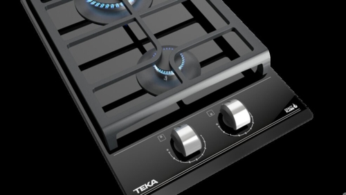 TEKA GZC 32300 XB CRISTAL NEGRO  - Placa de Gas 30CM BUTANO 