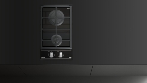 TEKA GZC 32300 XB CRISTAL NEGRO  - Placa de Gas 30CM BUTANO 