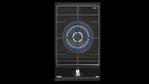 TEKA GZC 31330 XB CRISTAL NEGRO  - Placa de Gas 30CM BUTANO