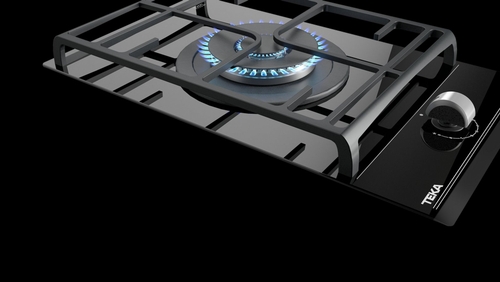 TEKA GZC 31330 XB CRISTAL NEGRO  - Placa de Gas 30CM BUTANO