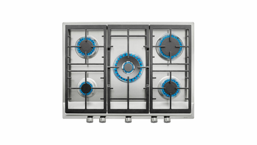 TEKA EX 70.1 5G AI AL DR CI INOX  - Placa de Gas 68CM BUTANO 