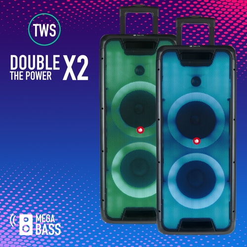 NGS WILDRAVE 2 Negro - Altavoz Portátil 300W