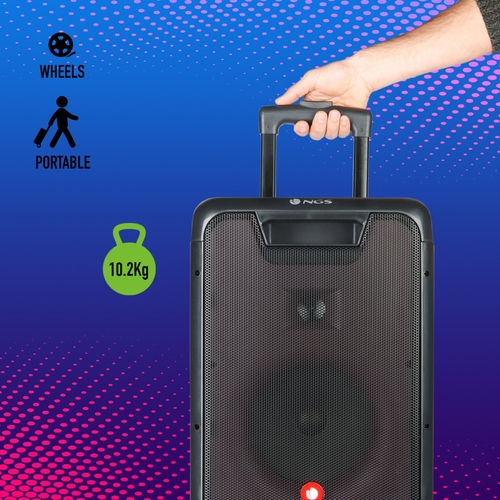 NGS WILDRAVE 2 Negro - Altavoz Portátil 300W
