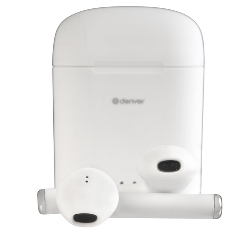 DENVER TWE-46 Blanco - Auricular Inalámbrico Sin cable