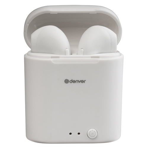 DENVER TWE-46 Blanco - Auricular Inalámbrico Sin cable