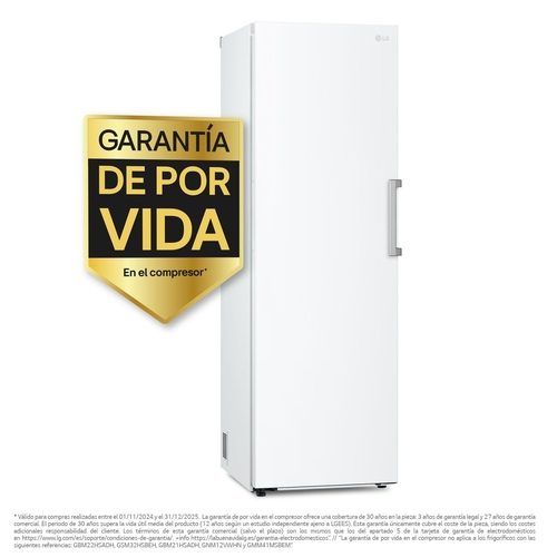 LG GFT41SWGSZ Blanco - Congelador Vertical NoFrost