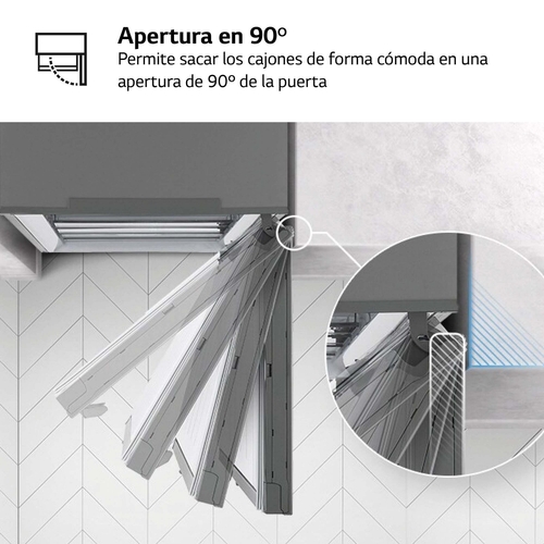 LG GFT41SWGSZ Blanco - Congelador Vertical NoFrost