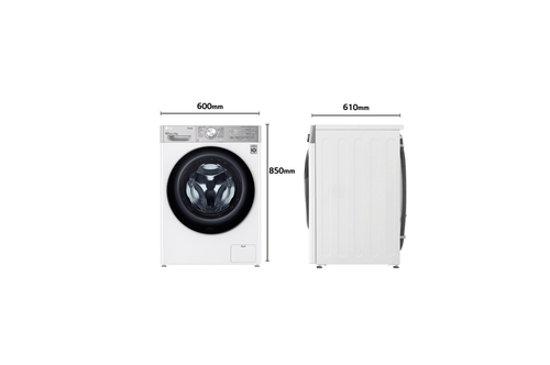 LG  F4WV9512P2W  BLANCO - Lavadora Carga Frontal 12KG 1400RPM