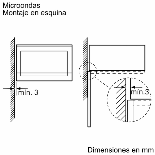 BALAY 3CG4172X2 Integrable Negro - Microondas 20L 800W