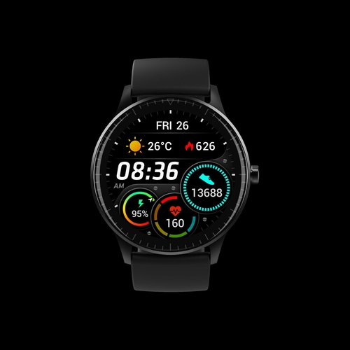 Denver SW-173BLACK - Smartwatch 1.28" Negro