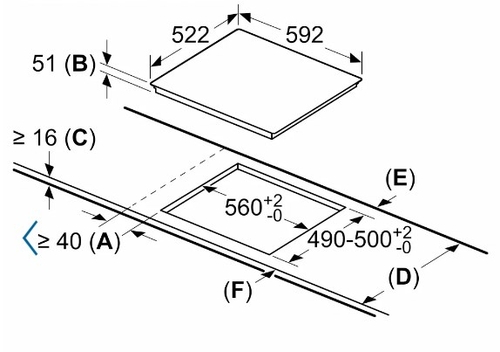 BOSCH PID61RBB5E Negro - Vitrocerámica de Inducción 60CM