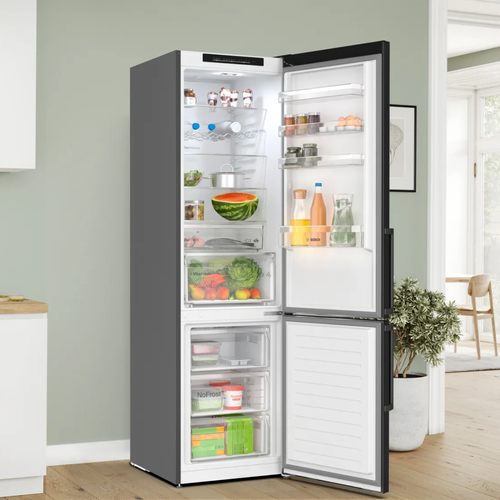 BOSCH KGN39LBCF Cristal Negro - Frigorífico Combi No Frost