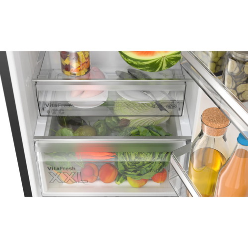 BOSCH KGN39LBCF Cristal Negro - Frigorífico Combi No Frost