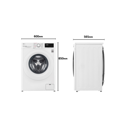 LG  F4WV309S3WA BLANCO - Lavadora Carga Frontal 9KG 1400RPM