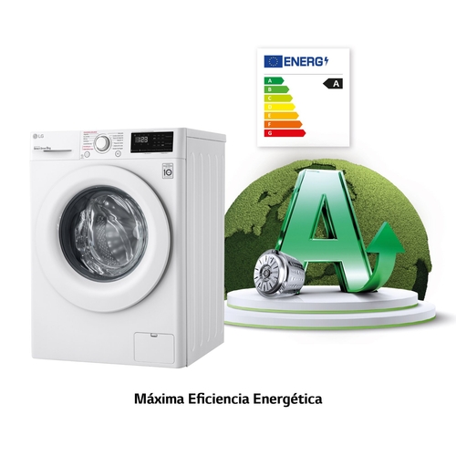 LG  F4WV309S3WA BLANCO - Lavadora Carga Frontal 9KG 1400RPM