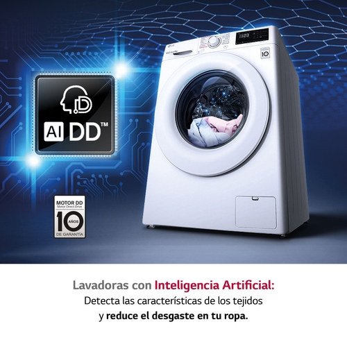 LG  F4WV309S3WA BLANCO - Lavadora Carga Frontal 9KG 1400RPM