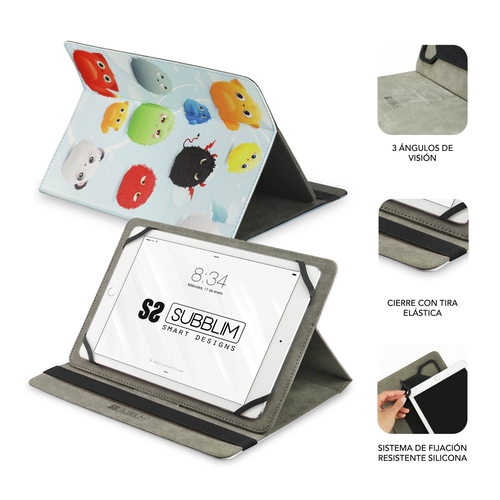 SUBBLIM RENDY CASE FURRY - Funda Tablet 9.6"-11"
