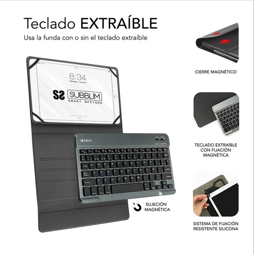 Subblim Keytab PRO Bluetooth - Funda Tablet 10.8
