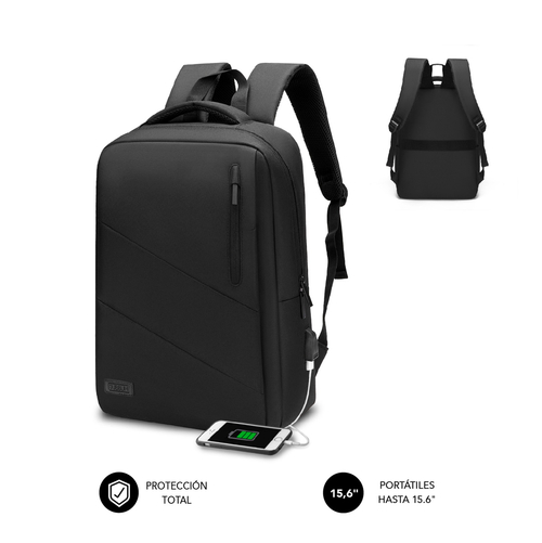 SUBBLIM CITY 15.6" - Mochila Negro
