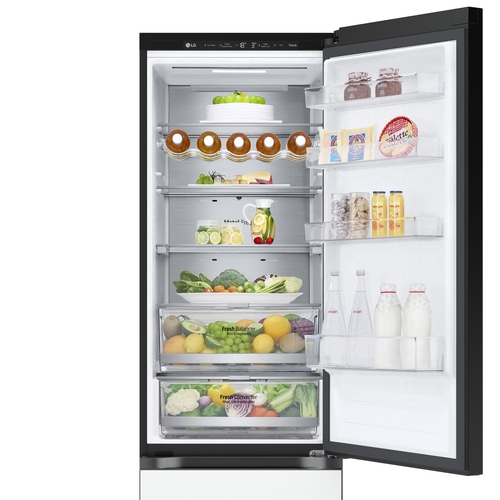 LG GBB72TW9DQ Cristal Blanco Crema - Frigorífico Combi NoFrost