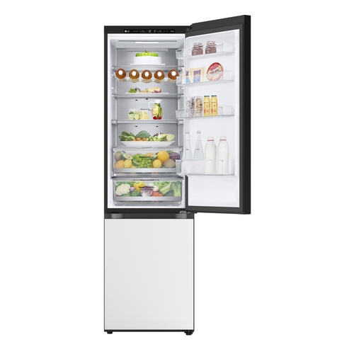 LG GBB72TW9DQ Cristal Blanco Crema - Frigorífico Combi NoFrost